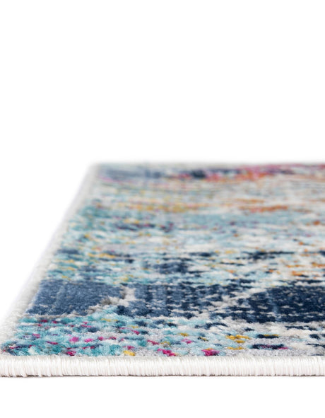 Multicolor 9' x 12' Malibu Rectangle Area Rug 70% Polypropylene & 30% Polyester Colorful Modern Carpet for Living, Dining, Office, Bedrooms for Sale at Rug Engine