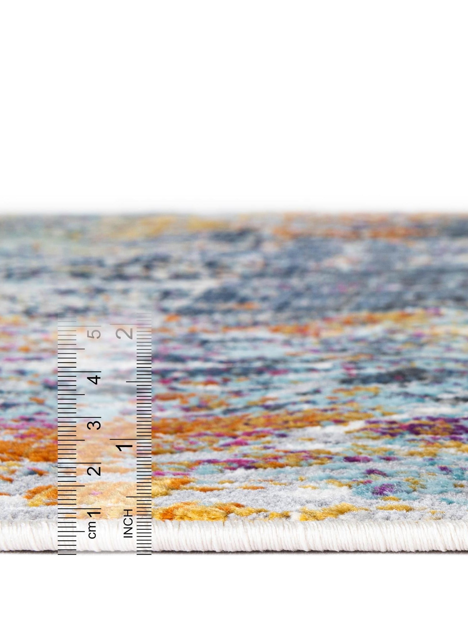Multicolor 5' 2 x 5' 2 Malibu Round Area Rug 70% Polypropylene & 30% Polyester Colorful Modern Carpet for Living, Dining, Office, Bedrooms for Sale at Rug Engine