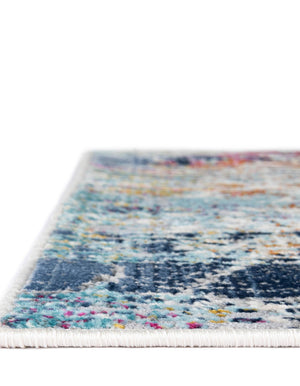 Multicolor 2' 7 x 9' 10 Malibu Runner Area Rug 70% Polypropylene & 30% Polyester Colorful Modern Carpet for Living, Dining, Office, Bedrooms for Sale at Rug Engine