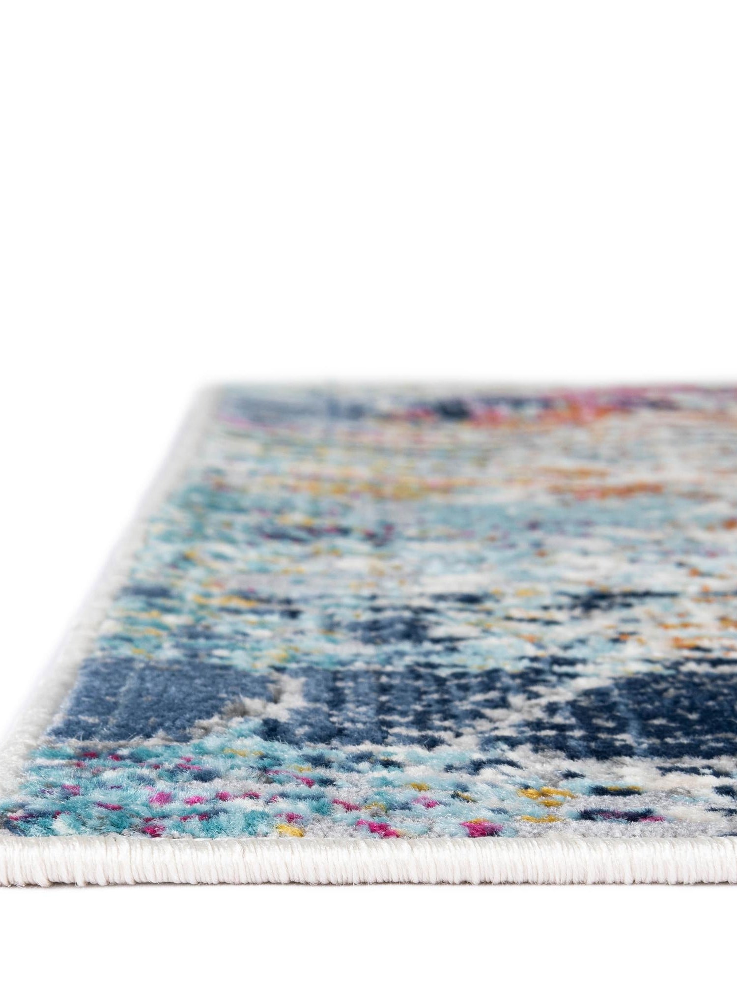 Multicolor 2' x 5' 11 Malibu Runner Area Rug 70% Polypropylene & 30% Polyester Colorful Modern Carpet for Living, Dining, Office, Bedrooms for Sale at Rug Engine