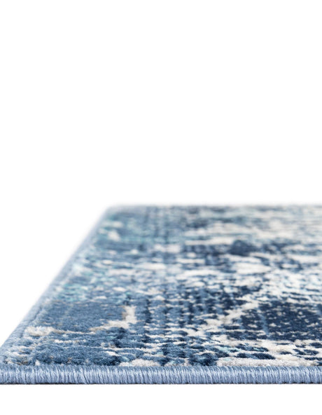 Blue 3' 7 x 5' 3 Malibu Rectangle Area Rug 70% Polypropylene & 30% Polyester Colorful Modern Carpet for Living, Dining, Office, Bedrooms for Sale at Rug Engine