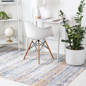 Multicolor 4' 1 x 5' 11 Malibu Rectangle Area Rug 70% Polypropylene & 30% Polyester Colorful Modern Carpet for Living, Dining, Office, Bedrooms for Sale at Rug Engine