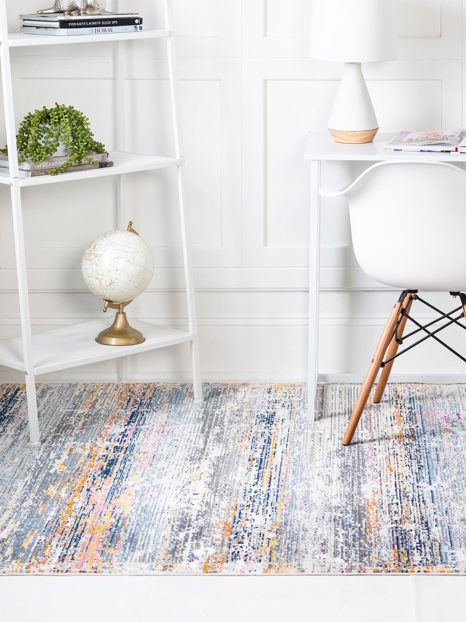 Multicolor 9' x 12' Malibu Rectangle Area Rug 70% Polypropylene & 30% Polyester Colorful Modern Carpet for Living, Dining, Office, Bedrooms for Sale at Rug Engine