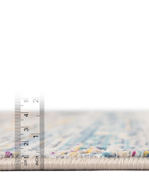 Multicolor 4' 1 x 5' 11 Malibu Rectangle Area Rug 70% Polypropylene & 30% Polyester Colorful Modern Carpet for Living, Dining, Office, Bedrooms for Sale at Rug Engine