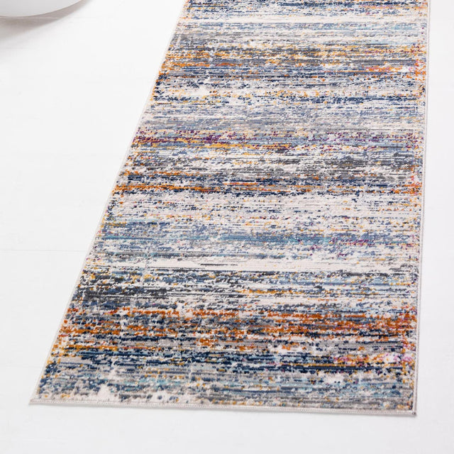 Multicolor 2' x 5' 11 Malibu Runner Area Rug 70% Polypropylene & 30% Polyester Colorful Modern Carpet for Living, Dining, Office, Bedrooms for Sale at Rug Engine