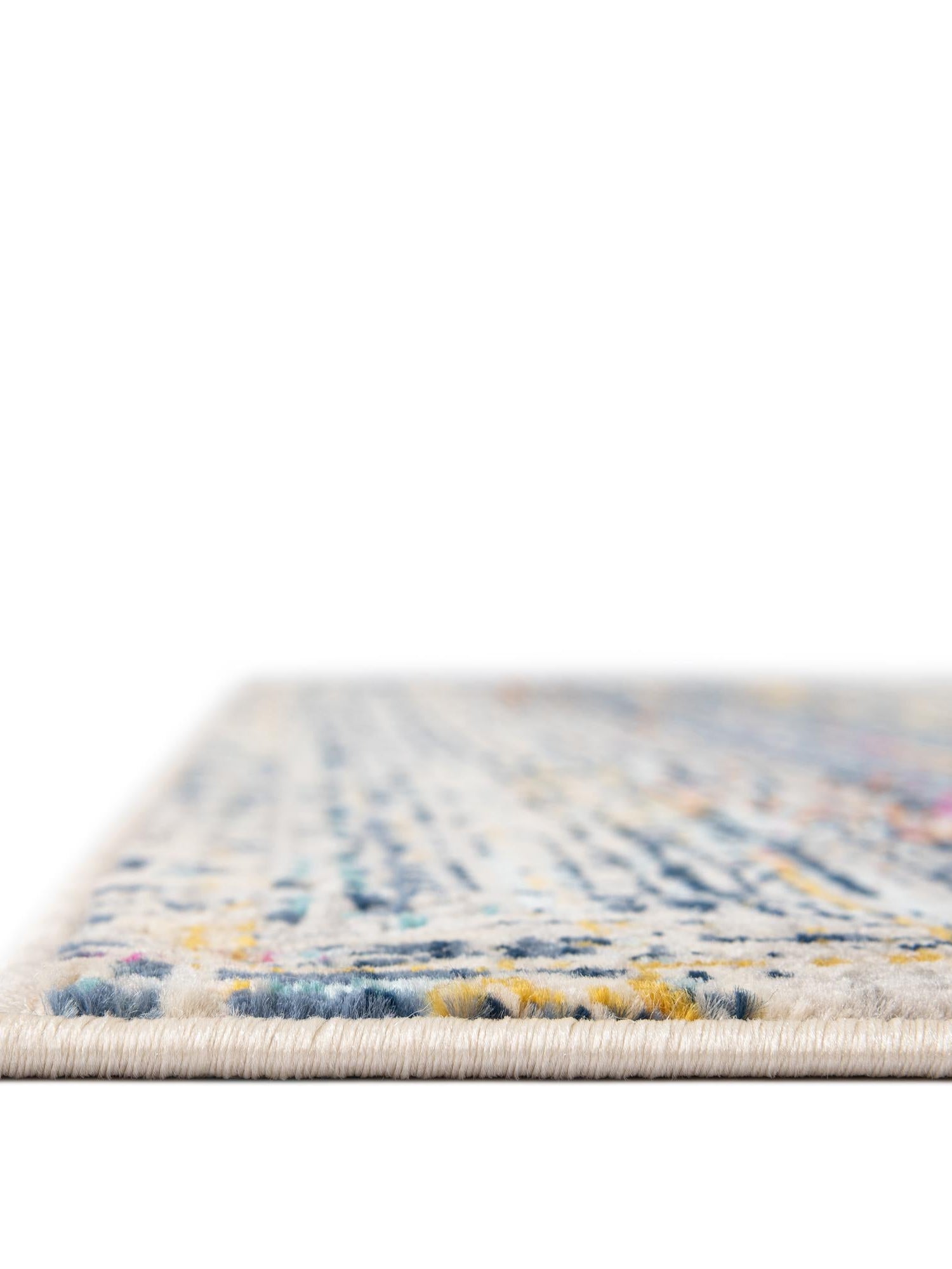 Multicolor 2' 7 x 9' 10 Malibu Runner Area Rug 70% Polypropylene & 30% Polyester Colorful Modern Carpet for Living, Dining, Office, Bedrooms for Sale at Rug Engine