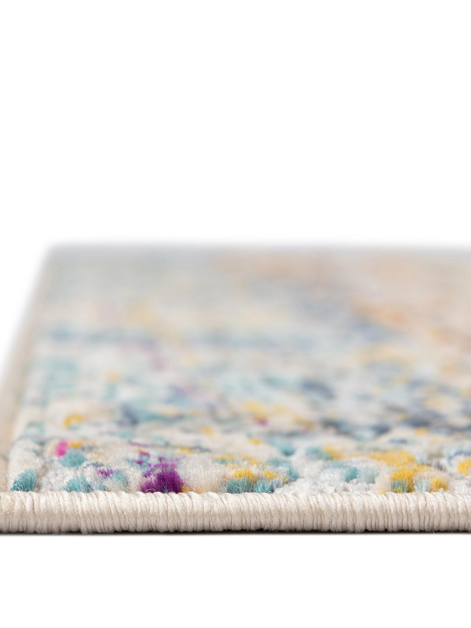 Multicolor 4' 1 x 5' 11 Malibu Rectangle Area Rug 70% Polypropylene & 30% Polyester Colorful Modern Carpet for Living, Dining, Office, Bedrooms for Sale at Rug Engine