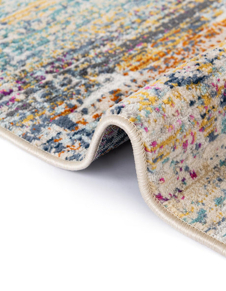 Multicolor 8' x 10' Malibu Rectangle Area Rug 70% Polypropylene & 30% Polyester Colorful Modern Carpet for Living, Dining, Office, Bedrooms for Sale at Rug Engine