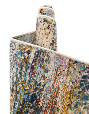 Multicolor 8' x 10' Malibu Rectangle Area Rug 70% Polypropylene & 30% Polyester Colorful Modern Carpet for Living, Dining, Office, Bedrooms for Sale at Rug Engine