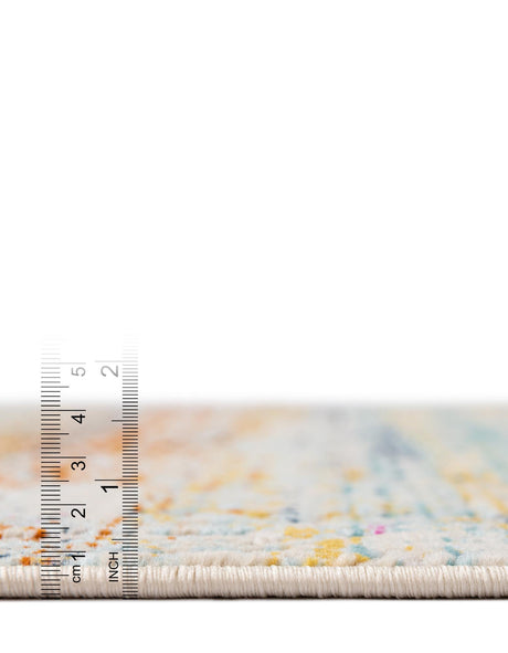 Multicolor 2' x 5' 11 Malibu Runner Area Rug 70% Polypropylene & 30% Polyester Colorful Modern Carpet for Living, Dining, Office, Bedrooms for Sale at Rug Engine