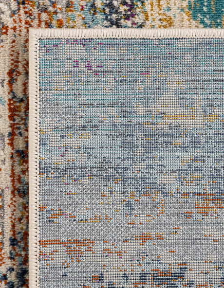 Multicolor 2' 7 x 9' 10 Malibu Runner Area Rug 70% Polypropylene & 30% Polyester Colorful Modern Carpet for Living, Dining, Office, Bedrooms for Sale at Rug Engine