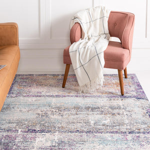 Multicolor 5' 1 x 8' Malibu Rectangle Area Rug 70% Polypropylene & 30% Polyester Colorful Modern Carpet for Living, Dining, Office, Bedrooms for Sale at Rug Engine