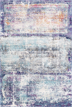Multicolor 5' 1 x 8' Malibu Rectangle Area Rug 70% Polypropylene & 30% Polyester Colorful Modern Carpet for Living, Dining, Office, Bedrooms for Sale at Rug Engine