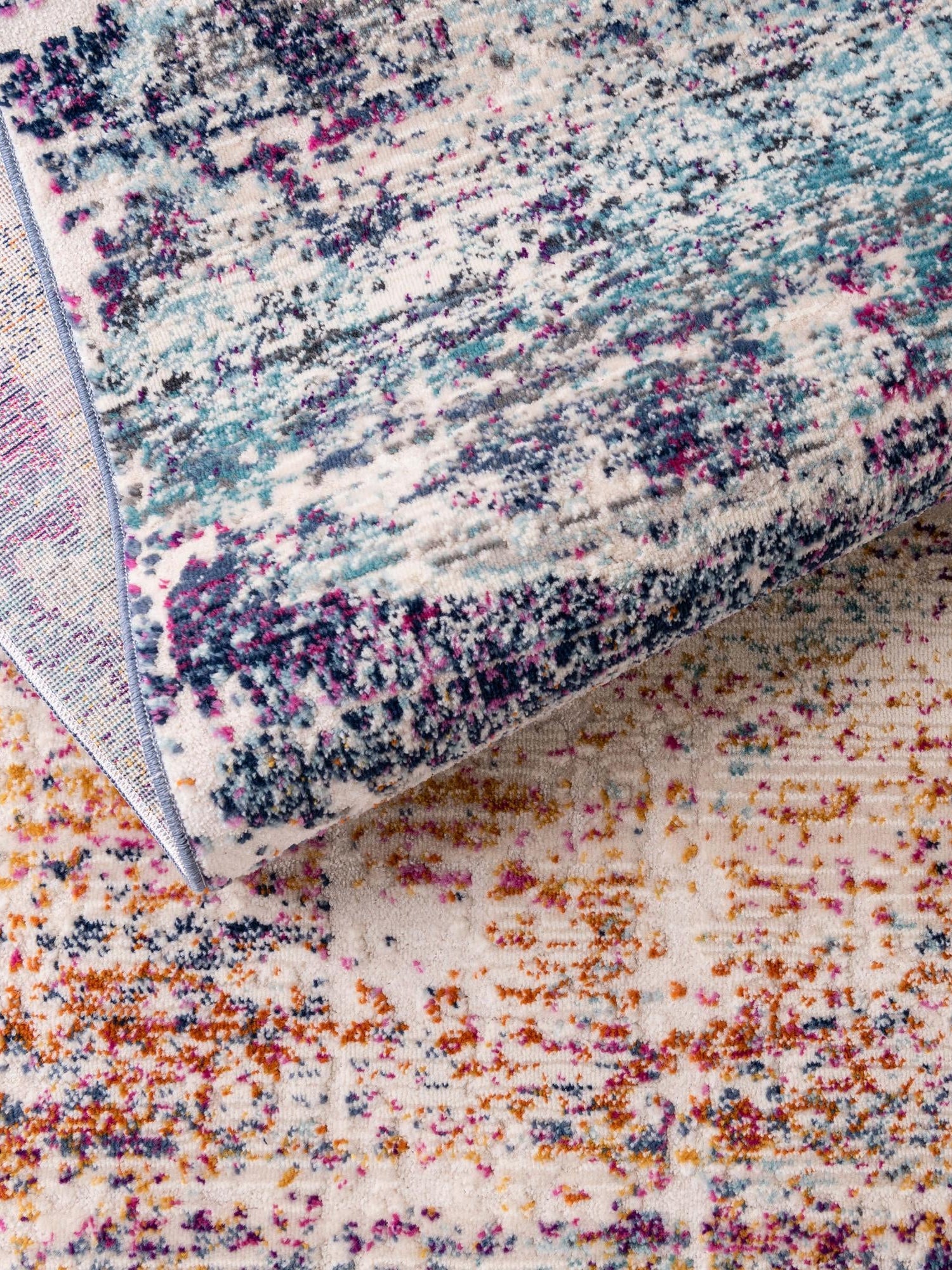 Multicolor 2' x 5' 11 Malibu Runner Area Rug 70% Polypropylene & 30% Polyester Colorful Modern Carpet for Living, Dining, Office, Bedrooms for Sale at Rug Engine