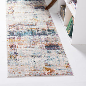 Multicolor 2' x 5' 11 Malibu Runner Area Rug 70% Polypropylene & 30% Polyester Colorful Modern Carpet for Living, Dining, Office, Bedrooms for Sale at Rug Engine