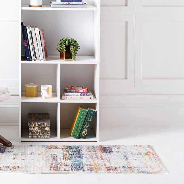 Multicolor 2' x 5' 11 Malibu Runner Area Rug 70% Polypropylene & 30% Polyester Colorful Modern Carpet for Living, Dining, Office, Bedrooms for Sale at Rug Engine