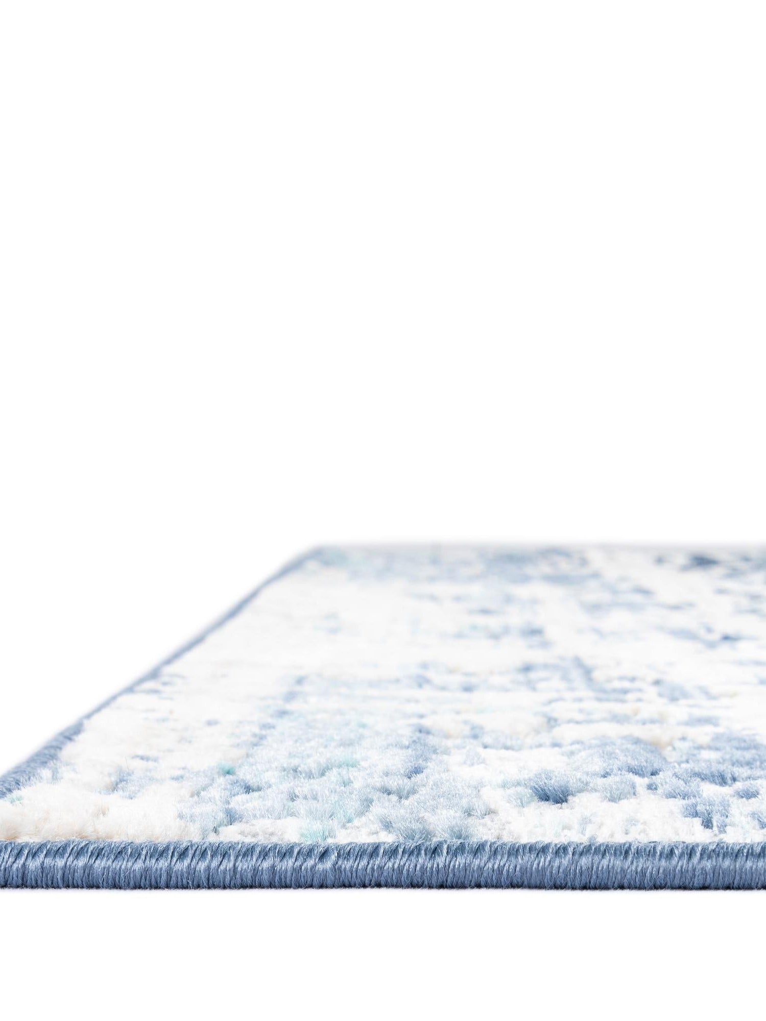 Blue 4' 1 x 5' 11 Malibu Rectangle Area Rug 70% Polypropylene & 30% Polyester Colorful Modern Carpet for Living, Dining, Office, Bedrooms for Sale at Rug Engine