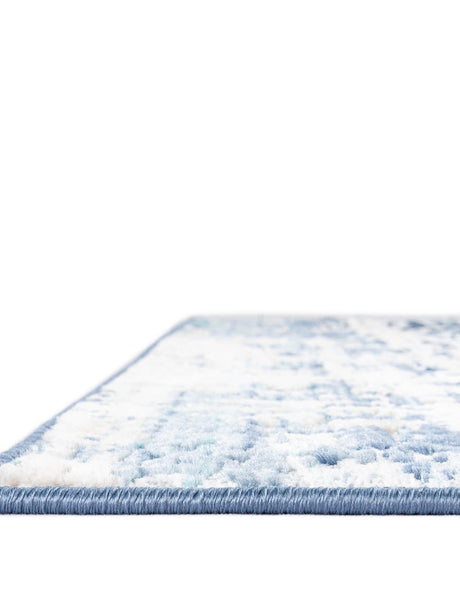 Blue 2' 7 x 9' 10 Malibu Runner Area Rug 70% Polypropylene & 30% Polyester Colorful Modern Carpet for Living, Dining, Office, Bedrooms for Sale at Rug Engine