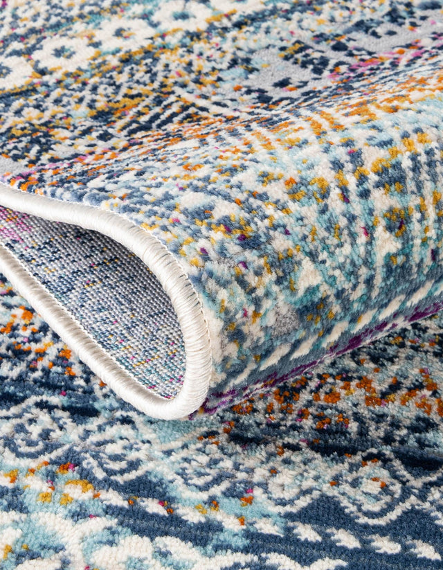 Multicolor 3' 7 x 5' 3 Malibu Rectangle Area Rug 70% Polypropylene & 30% Polyester Colorful Modern Carpet for Living, Dining, Office, Bedrooms for Sale at Rug Engine