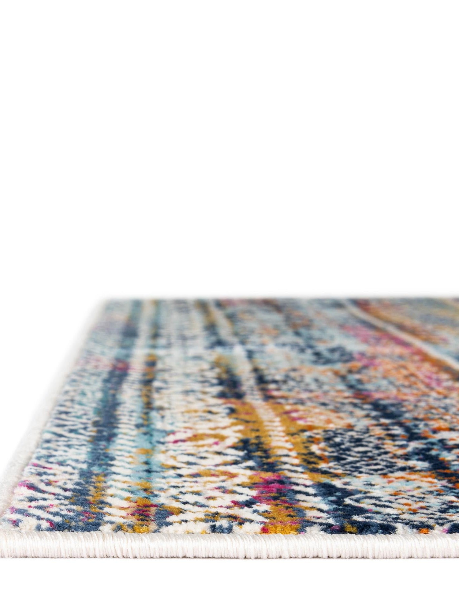 Multicolor 9' x 12' Malibu Rectangle Area Rug 70% Polypropylene & 30% Polyester Colorful Modern Carpet for Living, Dining, Office, Bedrooms for Sale at Rug Engine