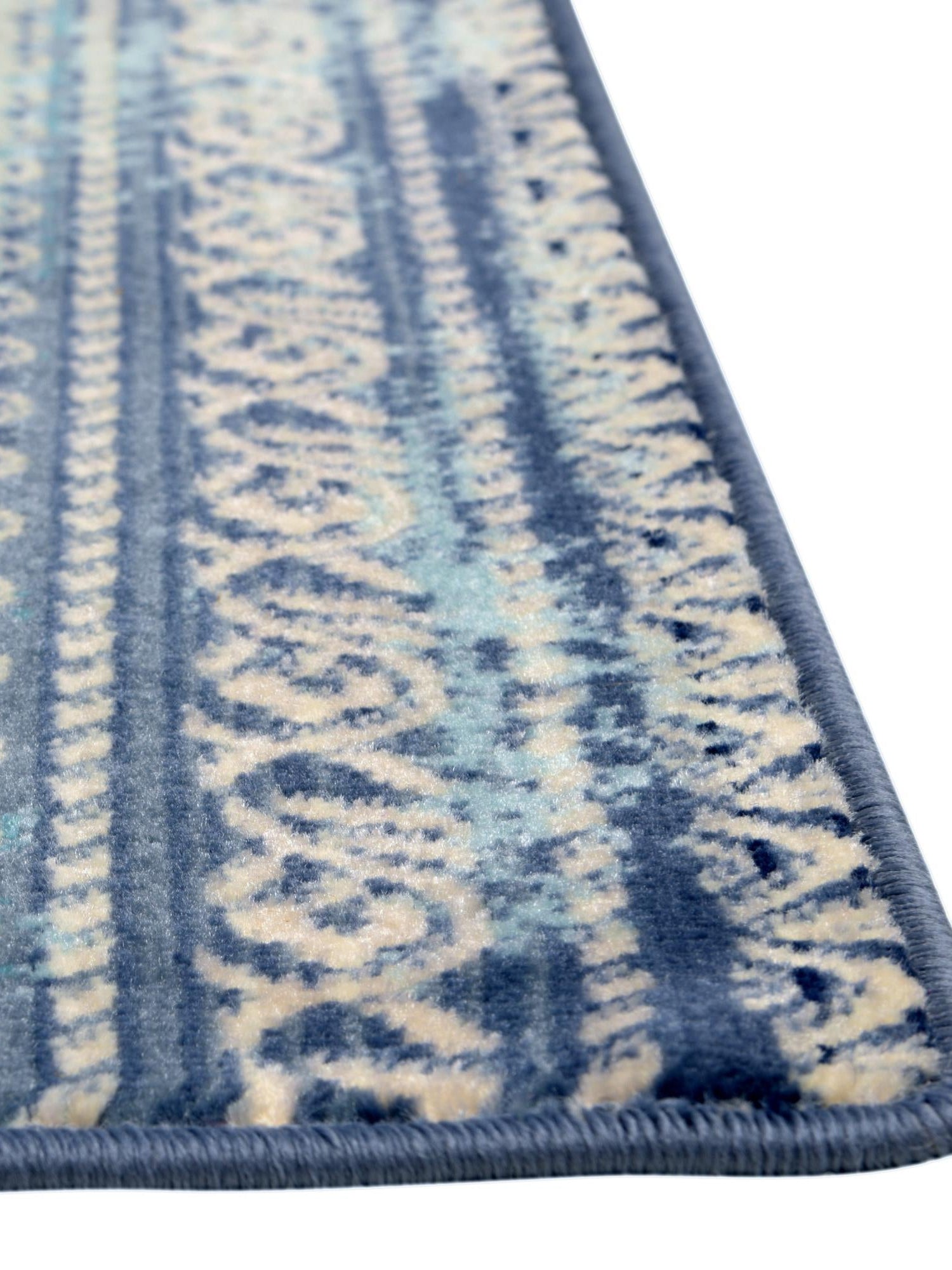 Blue 8' x 9' 10 Malibu Rectangle Area Rug 70% Polypropylene & 30% Polyester Colorful Modern Carpet for Living, Dining, Office, Bedrooms for Sale at Rug Engine