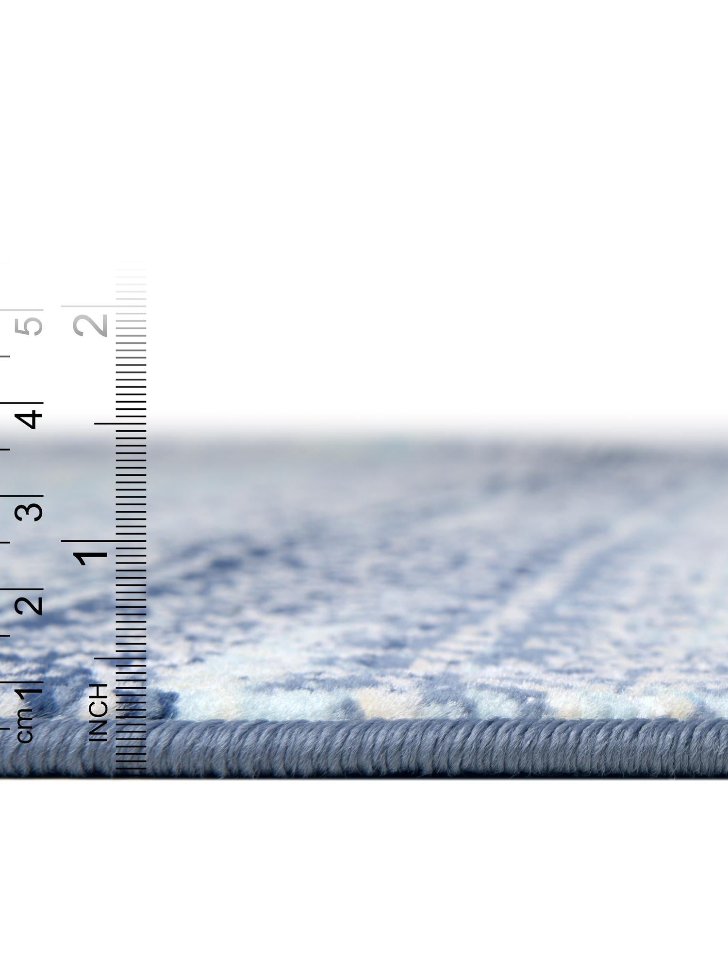 Blue 2' x 5' 11 Malibu Runner Area Rug 70% Polypropylene & 30% Polyester Colorful Modern Carpet for Living, Dining, Office, Bedrooms for Sale at Rug Engine