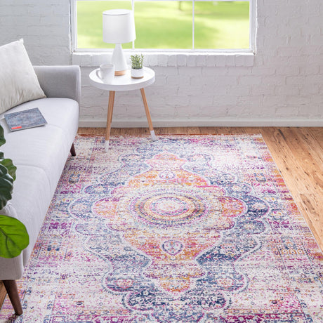 Red 8' x 9' 5 Budapest Rectangle Area Rug 70% Polypropylene & 30% Polyester With Cotton Backing Traditional Classical Room Carpet for Sale at Rug Engine