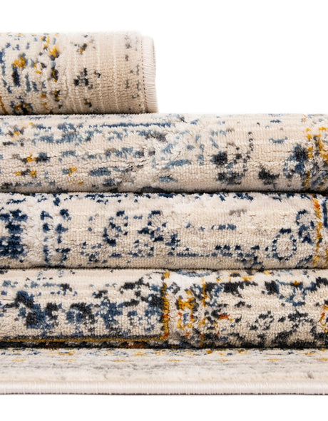 Gray 5' 1 x 5' 1 Budapest Round Area Rug 70% Polypropylene & 30% Polyester With Cotton Backing Traditional Classical Room Carpet for Sale at Rug Engine