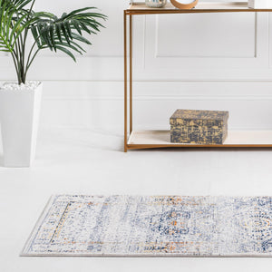 Gray 2' 7 x 9' 10 Budapest Runner Area Rug 70% Polypropylene & 30% Polyester With Cotton Backing Traditional Classical Room Carpet for Sale at Rug Engine