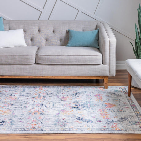 Ivory 5' 1 x 7' 10 Budapest Rectangle Area Rug 70% Polypropylene & 30% Polyester With Cotton Backing Traditional Classical Room Carpet for Sale at Rug Engine