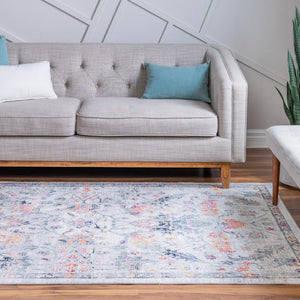 Ivory 4' 1 x 5' 11 Budapest Rectangle Area Rug 70% Polypropylene & 30% Polyester With Cotton Backing Traditional Classical Room Carpet for Sale at Rug Engine