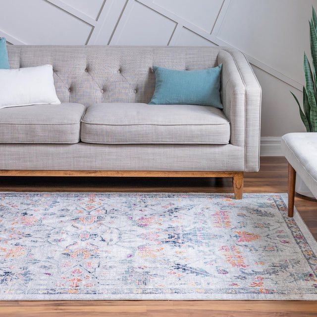 Ivory 4' 1 x 5' 11 Budapest Rectangle Area Rug 70% Polypropylene & 30% Polyester With Cotton Backing Traditional Classical Room Carpet for Sale at Rug Engine