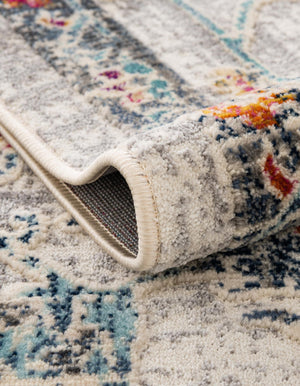 Ivory 9' x 12' Budapest Rectangle Area Rug 70% Polypropylene & 30% Polyester With Cotton Backing Traditional Classical Room Carpet for Sale at Rug Engine