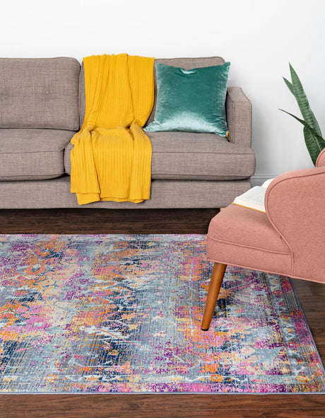 Red 5' 1 x 7' 10 Budapest Rectangle Area Rug 70% Polypropylene & 30% Polyester With Cotton Backing Traditional Classical Room Carpet for Sale at Rug Engine