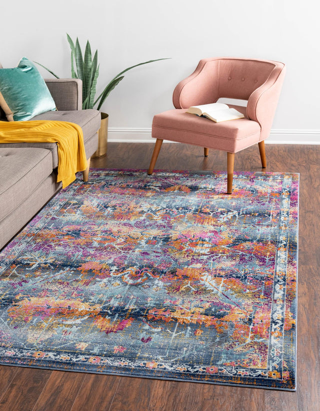 Red 5' 1 x 7' 10 Budapest Rectangle Area Rug 70% Polypropylene & 30% Polyester With Cotton Backing Traditional Classical Room Carpet for Sale at Rug Engine