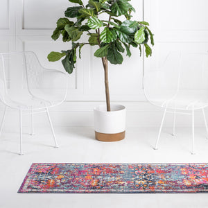 Red 2' 7 x 9' 10 Budapest Runner Area Rug 70% Polypropylene & 30% Polyester With Cotton Backing Traditional Classical Room Carpet for Sale at Rug Engine