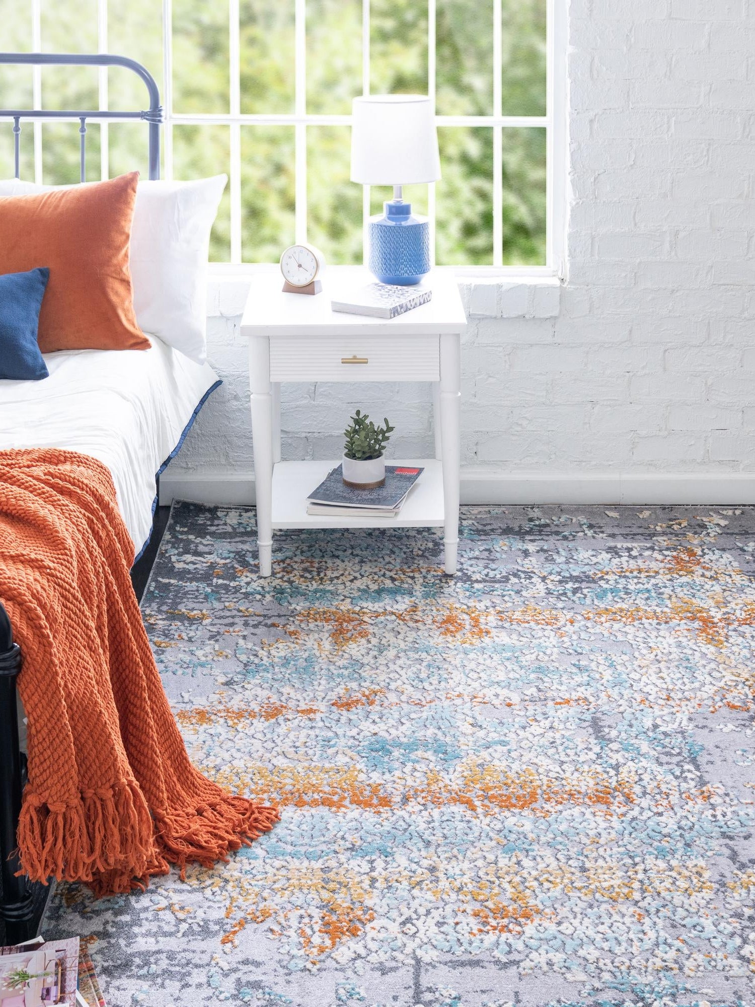 Gray 3' 7 x 5' 3 Budapest Rectangle Area Rug 70% Polypropylene & 30% Polyester With Cotton Backing Traditional Classical Room Carpet for Sale at Rug Engine