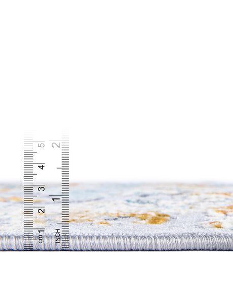 Gray 8' x 9' 10 Budapest Rectangle Area Rug 70% Polypropylene & 30% Polyester With Cotton Backing Traditional Classical Room Carpet for Sale at Rug Engine