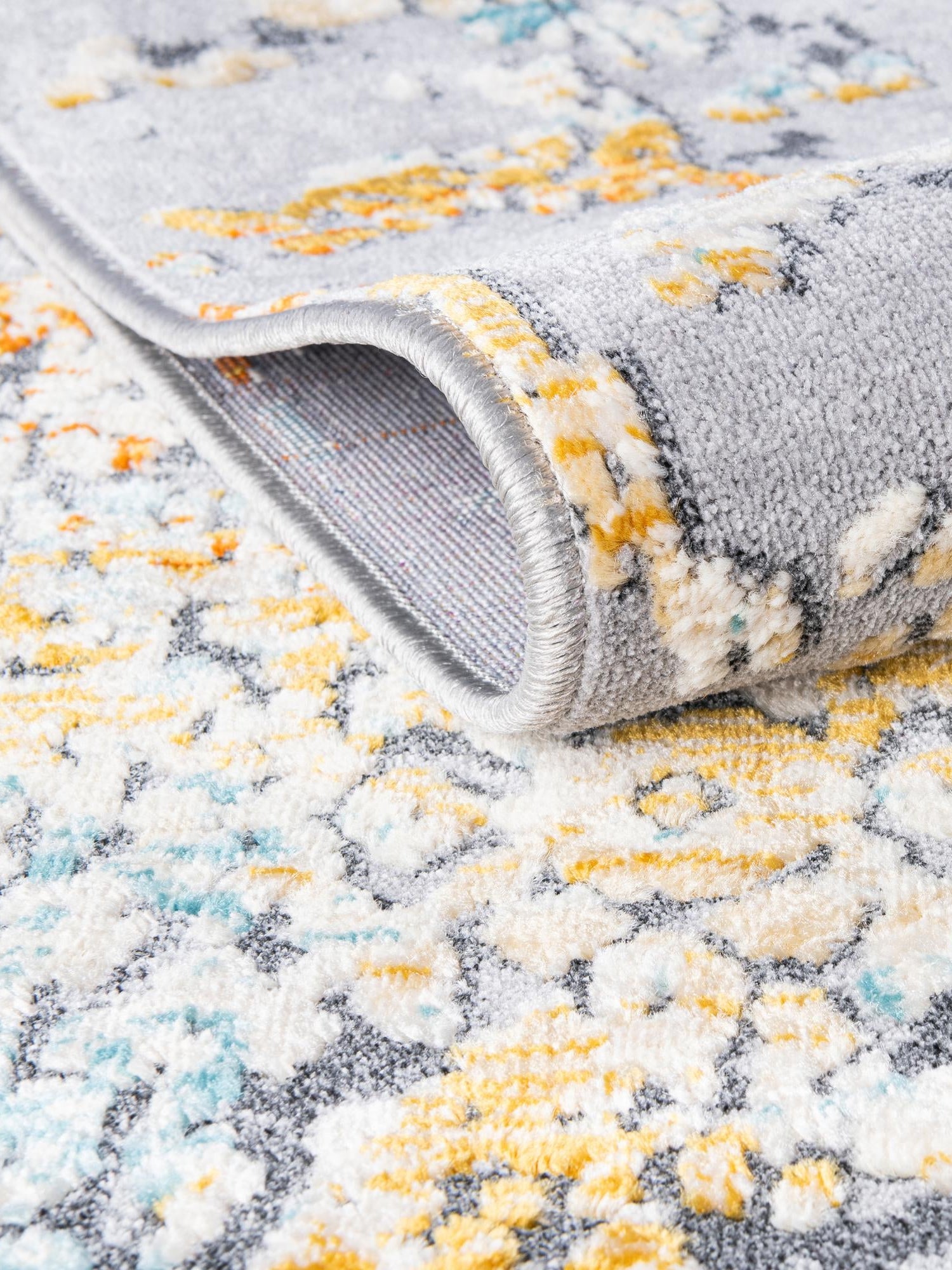 Gray 5' 1 x 7' 10 Budapest Rectangle Area Rug 70% Polypropylene & 30% Polyester With Cotton Backing Traditional Classical Room Carpet for Sale at Rug Engine