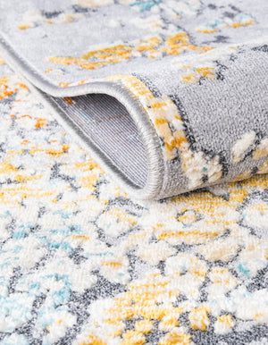 Gray 3' 7 x 5' 3 Budapest Rectangle Area Rug 70% Polypropylene & 30% Polyester With Cotton Backing Traditional Classical Room Carpet for Sale at Rug Engine