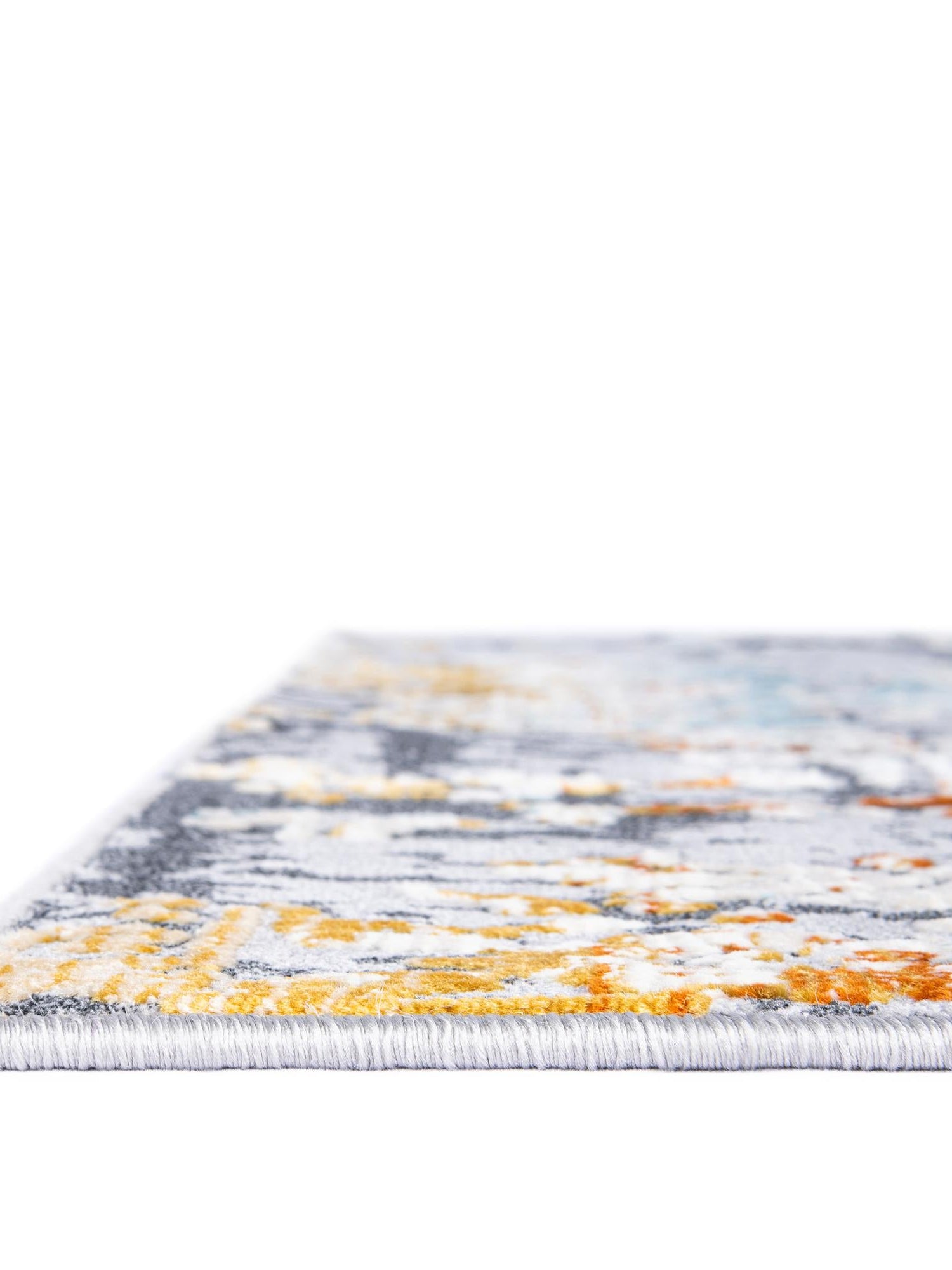 Gray 5' 1 x 7' 10 Budapest Rectangle Area Rug 70% Polypropylene & 30% Polyester With Cotton Backing Traditional Classical Room Carpet for Sale at Rug Engine