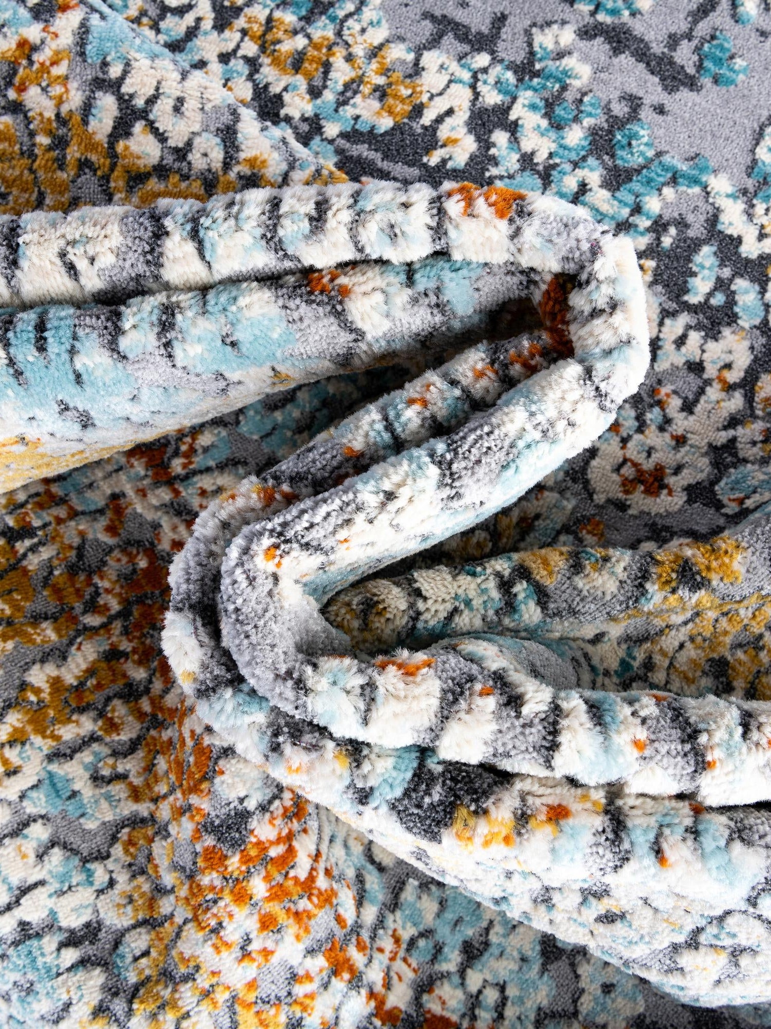 Gray 5' 1 x 7' 10 Budapest Rectangle Area Rug 70% Polypropylene & 30% Polyester With Cotton Backing Traditional Classical Room Carpet for Sale at Rug Engine