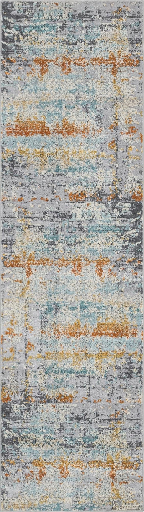 Gray 2' 7 x 9' 10 Budapest Runner Area Rug 70% Polypropylene & 30% Polyester With Cotton Backing Traditional Classical Room Carpet for Sale at Rug Engine