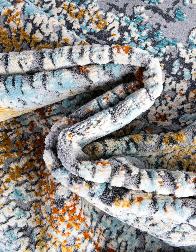 Gray 2' 7 x 9' 10 Budapest Runner Area Rug 70% Polypropylene & 30% Polyester With Cotton Backing Traditional Classical Room Carpet for Sale at Rug Engine