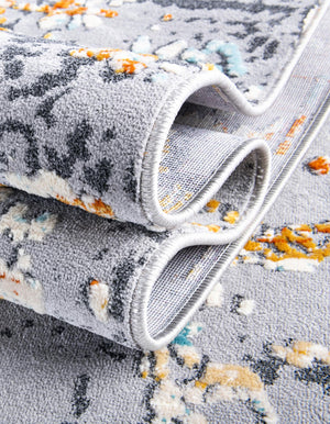 Gray 2' 7 x 9' 10 Budapest Runner Area Rug 70% Polypropylene & 30% Polyester With Cotton Backing Traditional Classical Room Carpet for Sale at Rug Engine