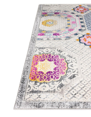 Multicolor 4' 1 x 5' 11 Budapest Rectangle Area Rug 70% Polypropylene & 30% Polyester With Cotton Backing Traditional Classical Room Carpet for Sale at Rug Engine