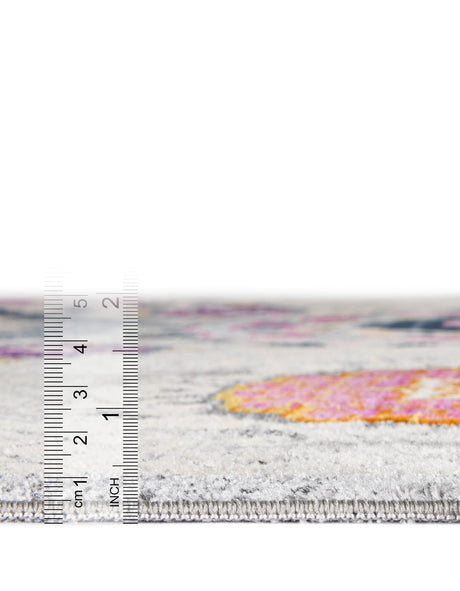 Multicolor 3' 7 x 3' 7 Budapest Round Area Rug 70% Polypropylene & 30% Polyester With Cotton Backing Traditional Classical Room Carpet for Sale at Rug Engine