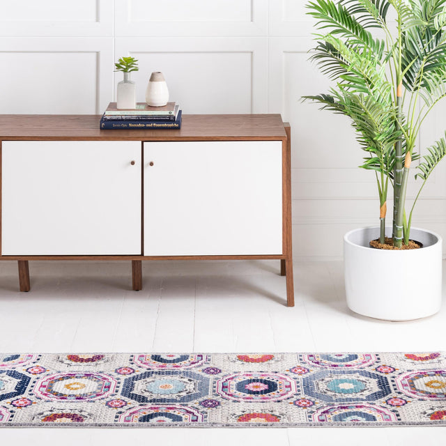 Multicolor 2' x 5' 11 Budapest Runner Area Rug 70% Polypropylene & 30% Polyester With Cotton Backing Traditional Classical Room Carpet for Sale at Rug Engine