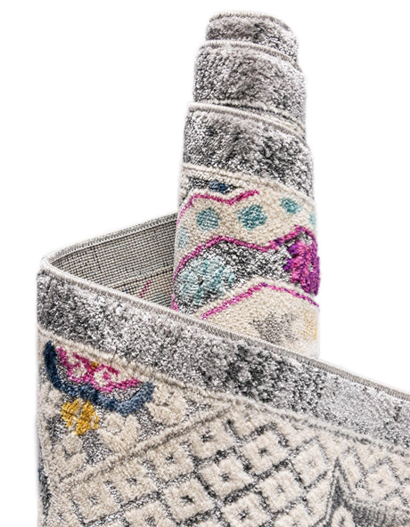 Multicolor 2' x 5' 11 Budapest Runner Area Rug 70% Polypropylene & 30% Polyester With Cotton Backing Traditional Classical Room Carpet for Sale at Rug Engine