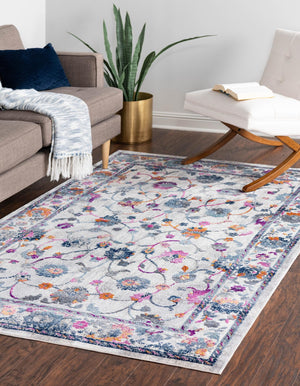 Ivory 9' x 12' Budapest Rectangle Area Rug 70% Polypropylene & 30% Polyester With Cotton Backing Traditional Classical Room Carpet for Sale at Rug Engine